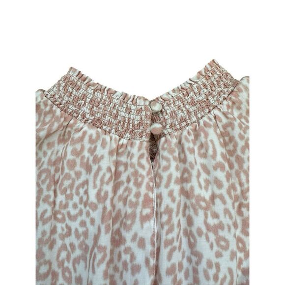 Rachel Parcell Halter Mini Dress Leopard Pink Small - Picture 6 of 9